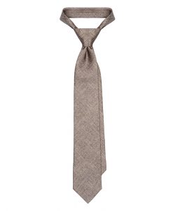 Brwon/Gold Pastel Silk Tie