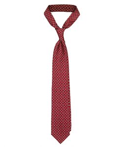 Red Dotted Silk Tie