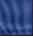 Blue Houndstooth Pocket Square