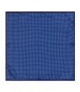 Blue Houndstooth Pocket Square