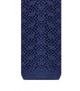 Blue Silk Knit Sock Tie