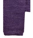 Purple Wool Knit Tie