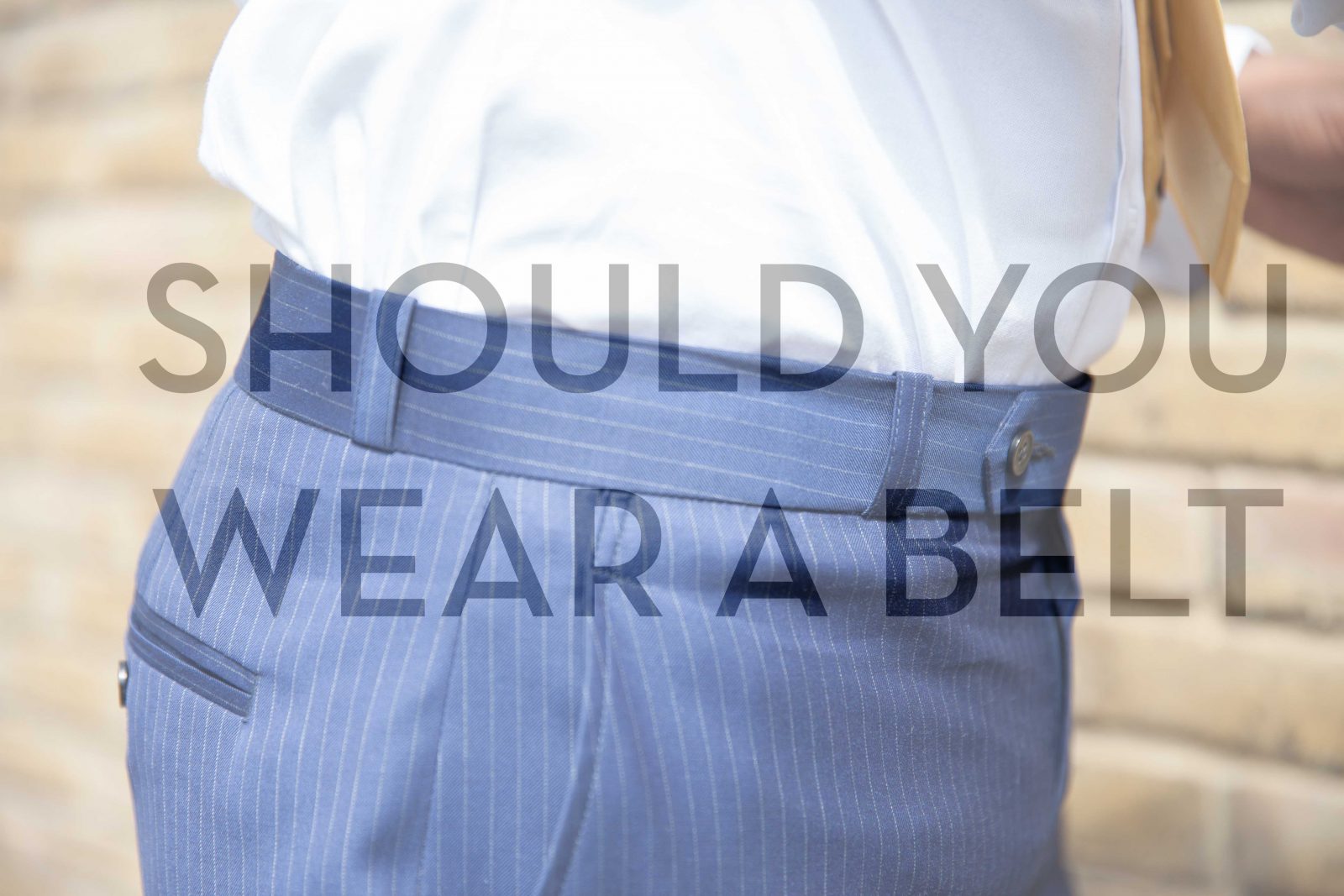 Should you wear a belt