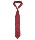 Red Dotted Silk Tie