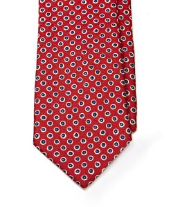 Red Dotted Silk Tie