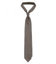 Olive Dotted Silk Tie