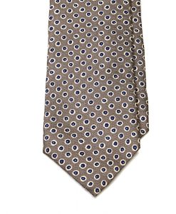 Olive Dotted Silk Tie