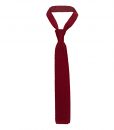 Dark Red Wool Knit Tie