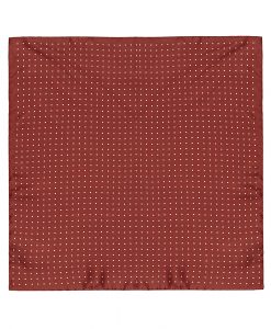 Red Silk Pocket Square