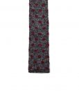 Grey with Red Dots Wool Tie